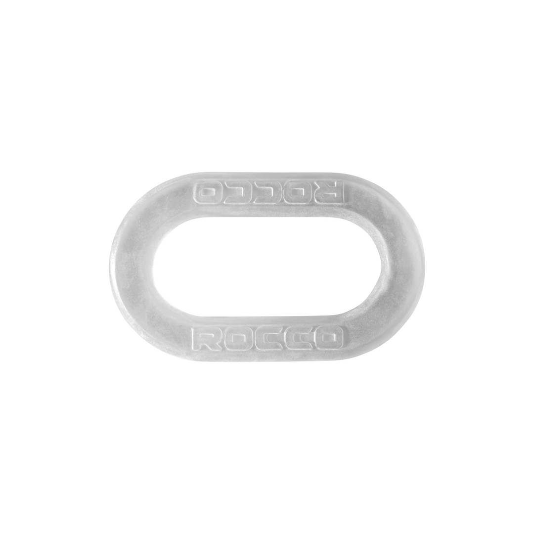 Penisring Rocco 3-Wege mit Hodenriemen Schwarz Ø 8 cm