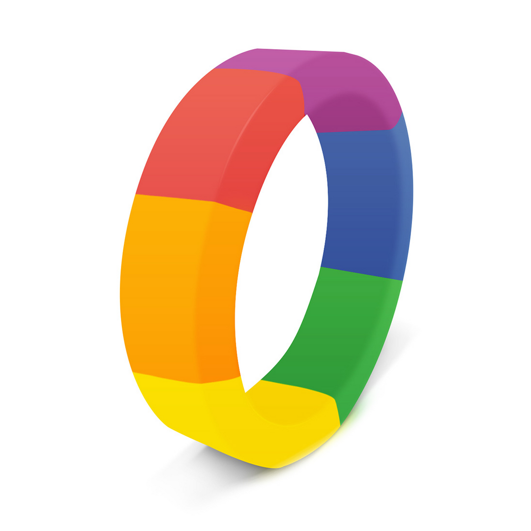 Penisring Brawn Pride Multicolor 1,7 cm