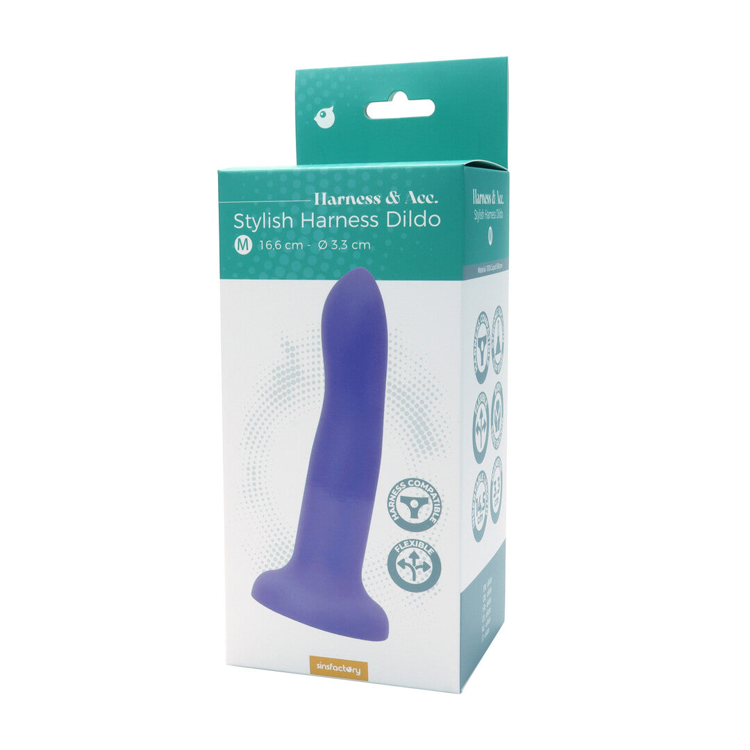 Dildo SinsFactory Stylish für Harnesse Violett 16,5 x 3,4 cm – Ansicht 2
