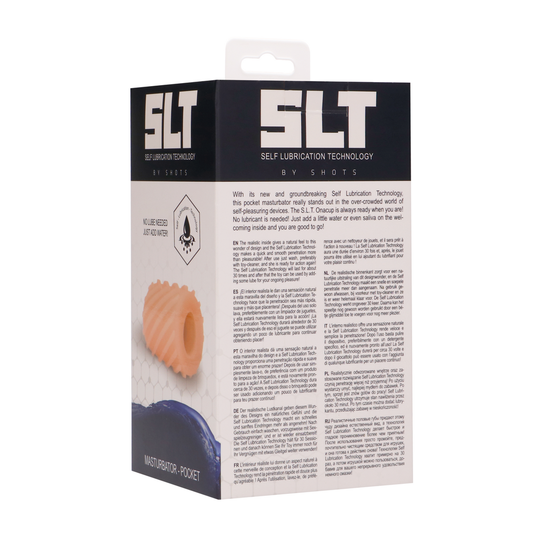 Masturbator selbstschmierend Taschenformat Hautfarbe 7,5 x Ø 3 cm