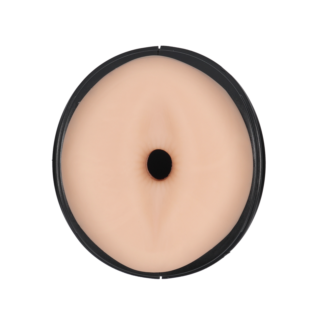 Masturbator selbstschmierend mit Griff XL Anal Hautfarbe 24 x Ø 10 cm