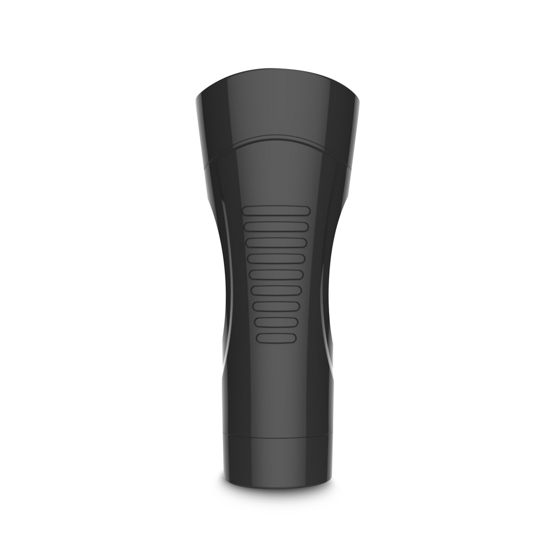 Masturbator selbstschmierend mit Griff XL Oral Hautfarbe 24 x Ø 10 cm