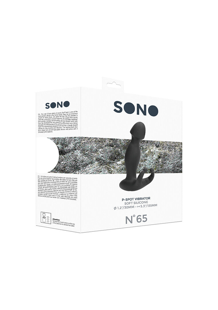 Vibrator Nr. 65 P-Punkt Schwarz 13,5 x Ø 3 cm