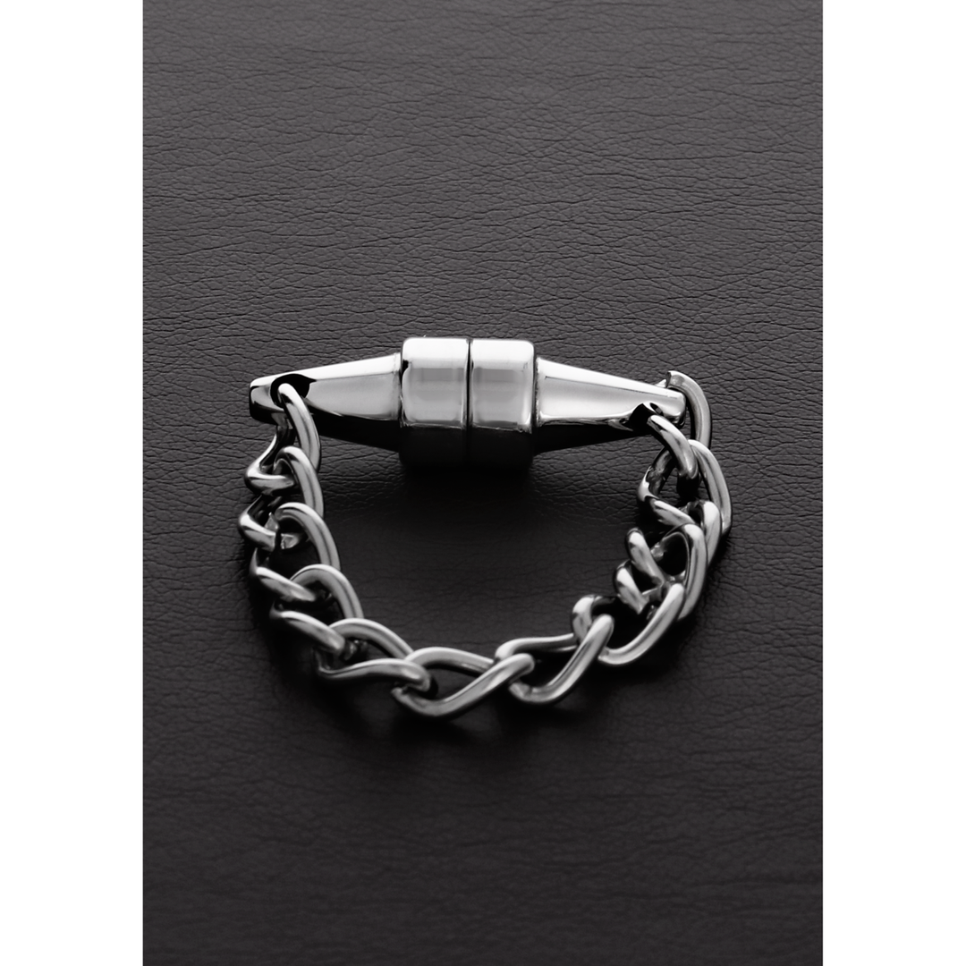 Nippelklemmen Mini magnetisch Silber 13,5 cm