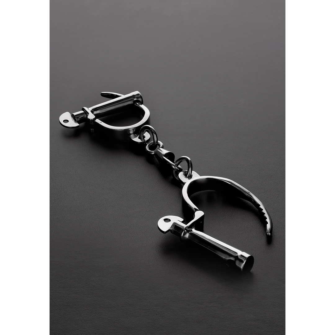 Handschellen Darby verstellbar Silber 28 cm
