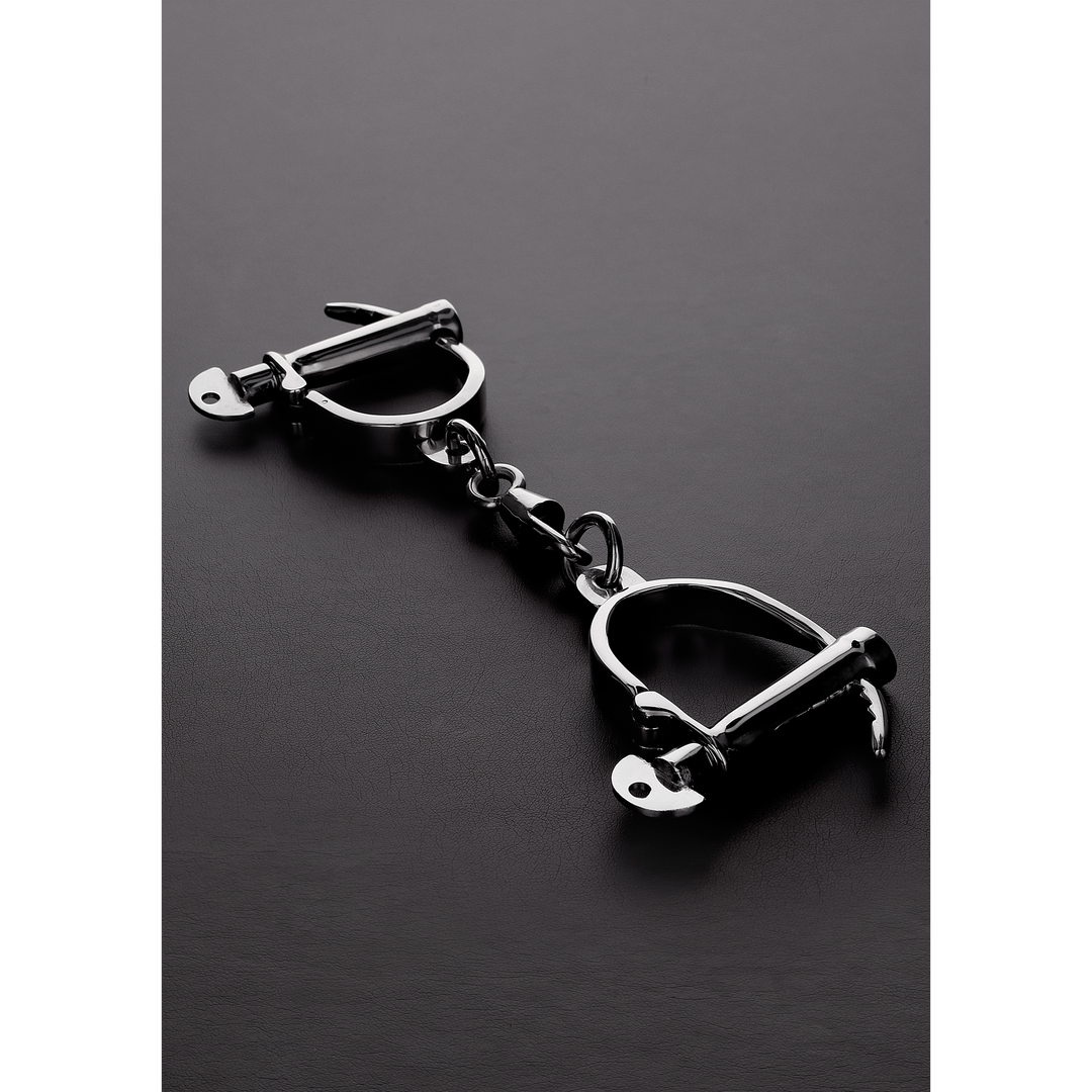 Handschellen Darby verstellbar Silber 28 cm