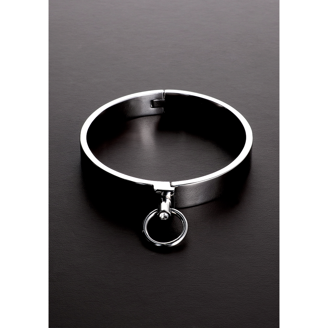 Halsband mit Schmucksteinen Silber 17 x Ø 13,1 cm