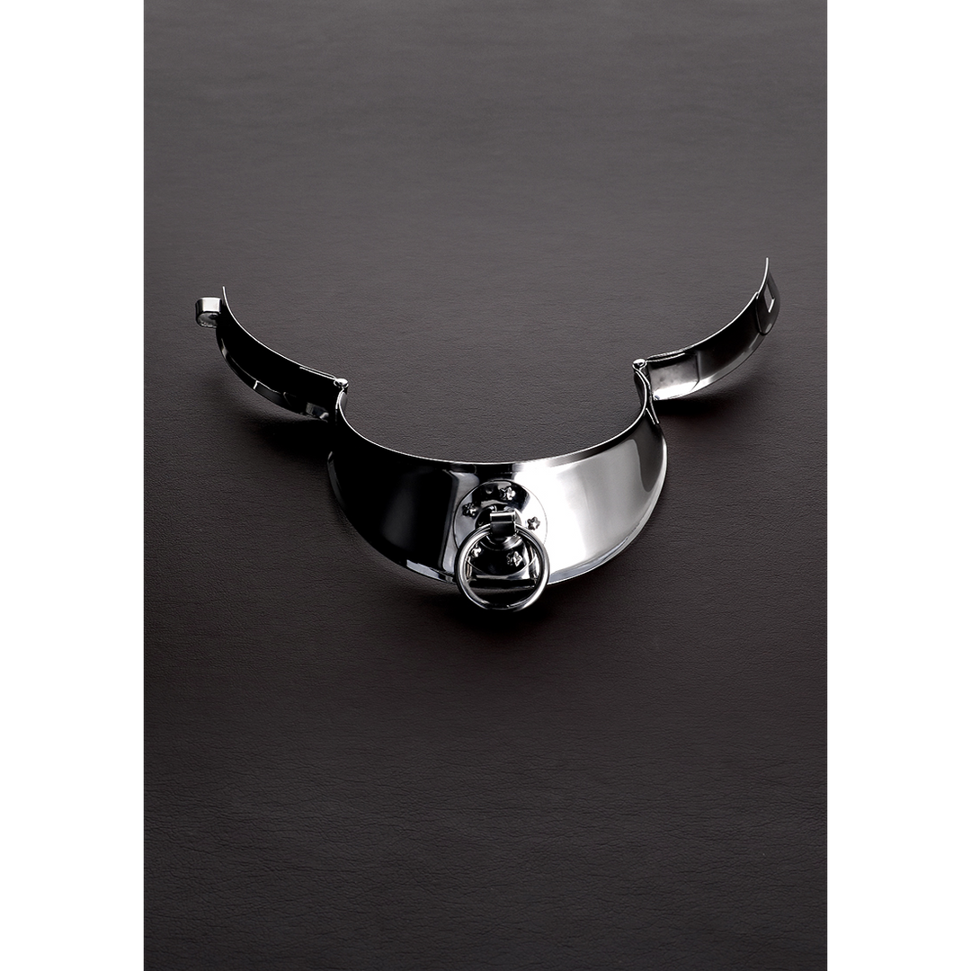 Halsband für Herren mit Verschluss Silber 16 cm