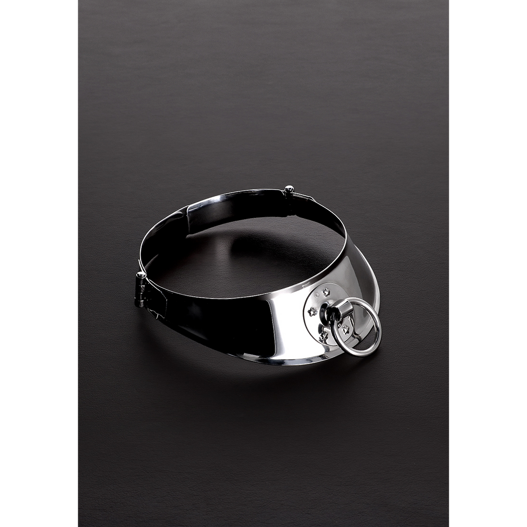 Halsband für Herren mit Verschluss Silber 16 cm