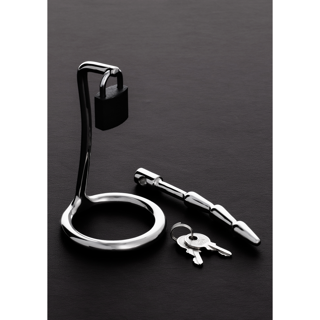 Dildo Humped Cock Trap Silber 6,1 cm