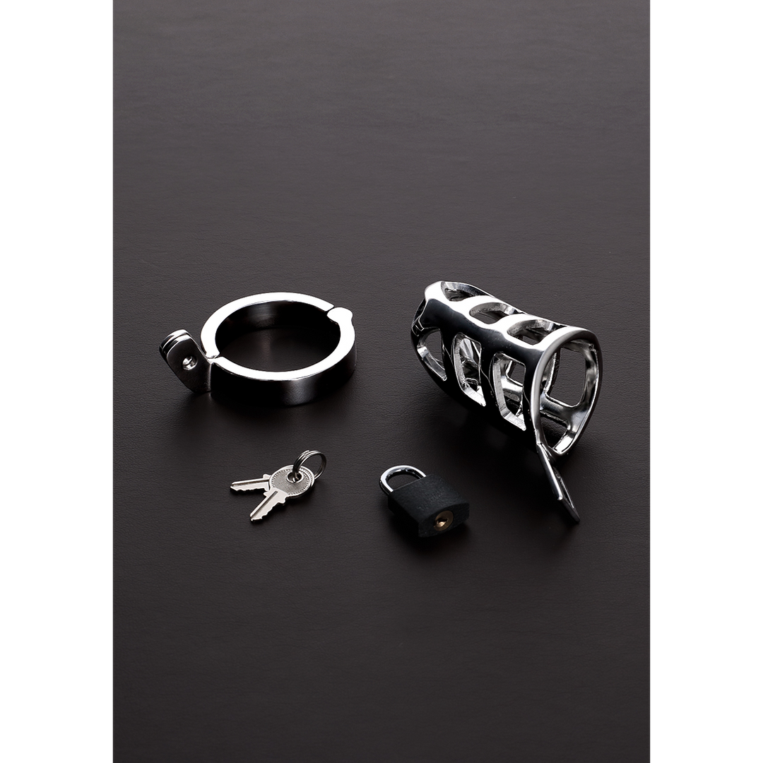 Peniskäfig Brutal Silber 8 cm