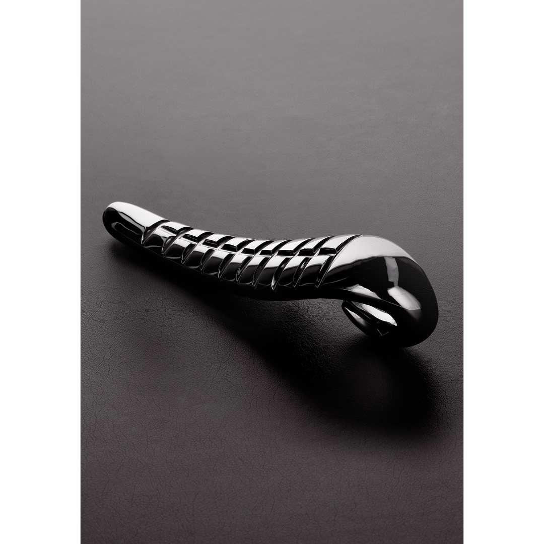 Dildo Teufelszunge Silber 20 x Ø 4 cm