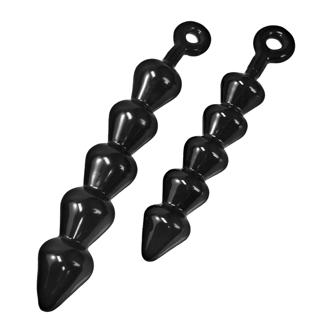 Analkette XL Schwarz 33 cm