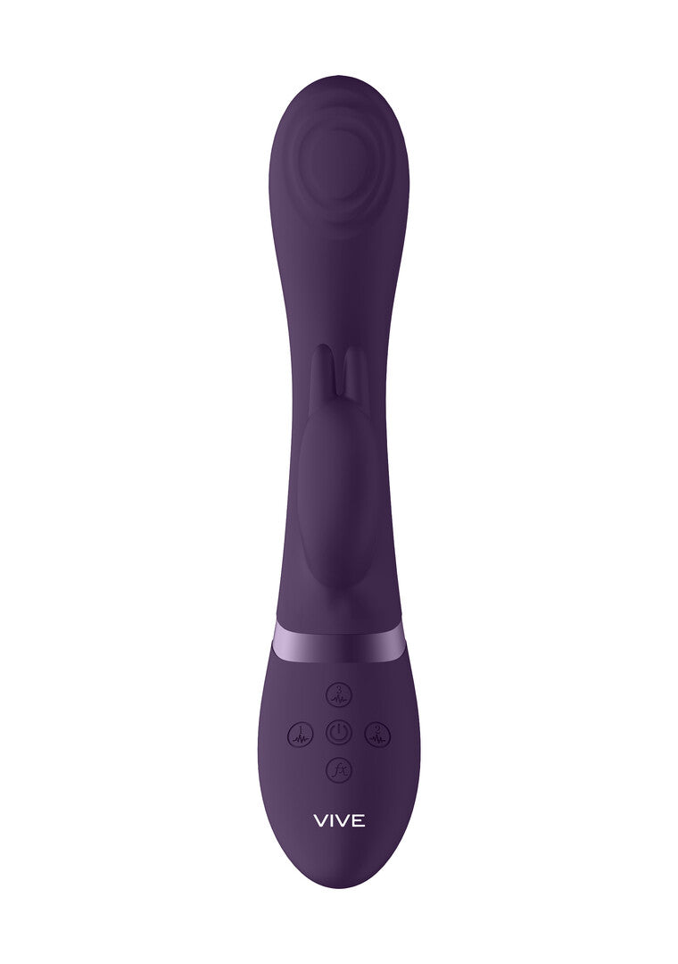 Rabbit-Vibrator Vive Cato Pulse Rabbit Lila 21,5 x 3,6 cm – Ansicht 4