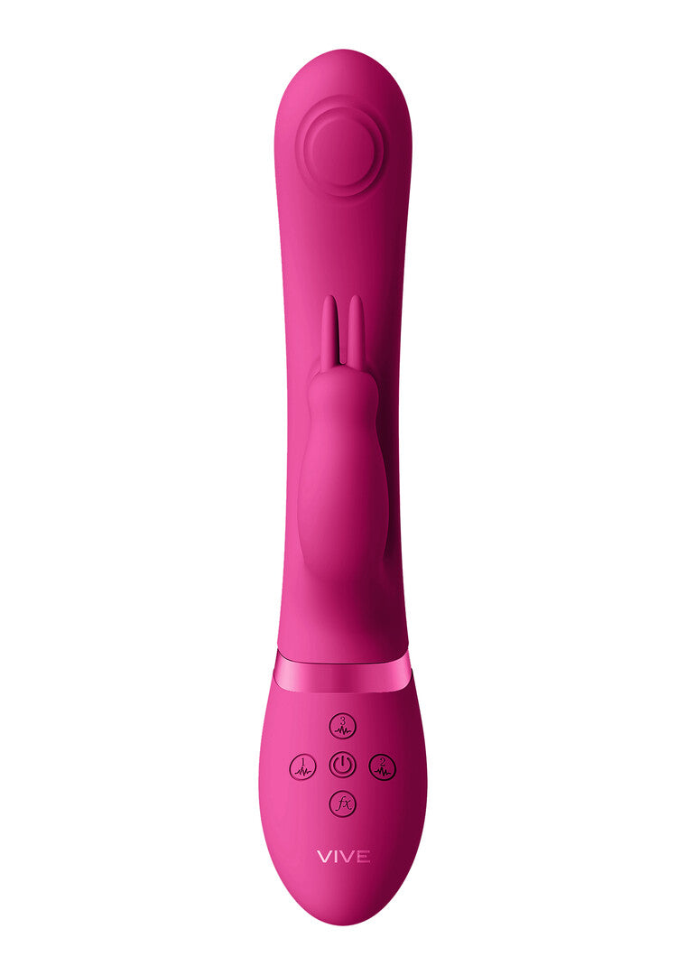 Rabbit-Vibrator Vive Mai Doppelte Pulswelle Pink 22 x 3,2 cm – Ansicht 3