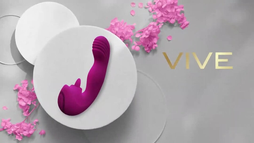 G-Punkt-Vibrator Vive Yumi mit Zunge und Fingerbewegung Pink 13,7 x 3 cm – Ansicht 6