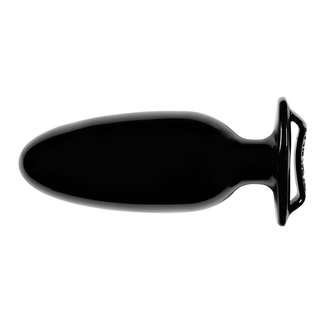 Analplug mit Fingergriff Schwarz 16 x Ø 6,7 cm