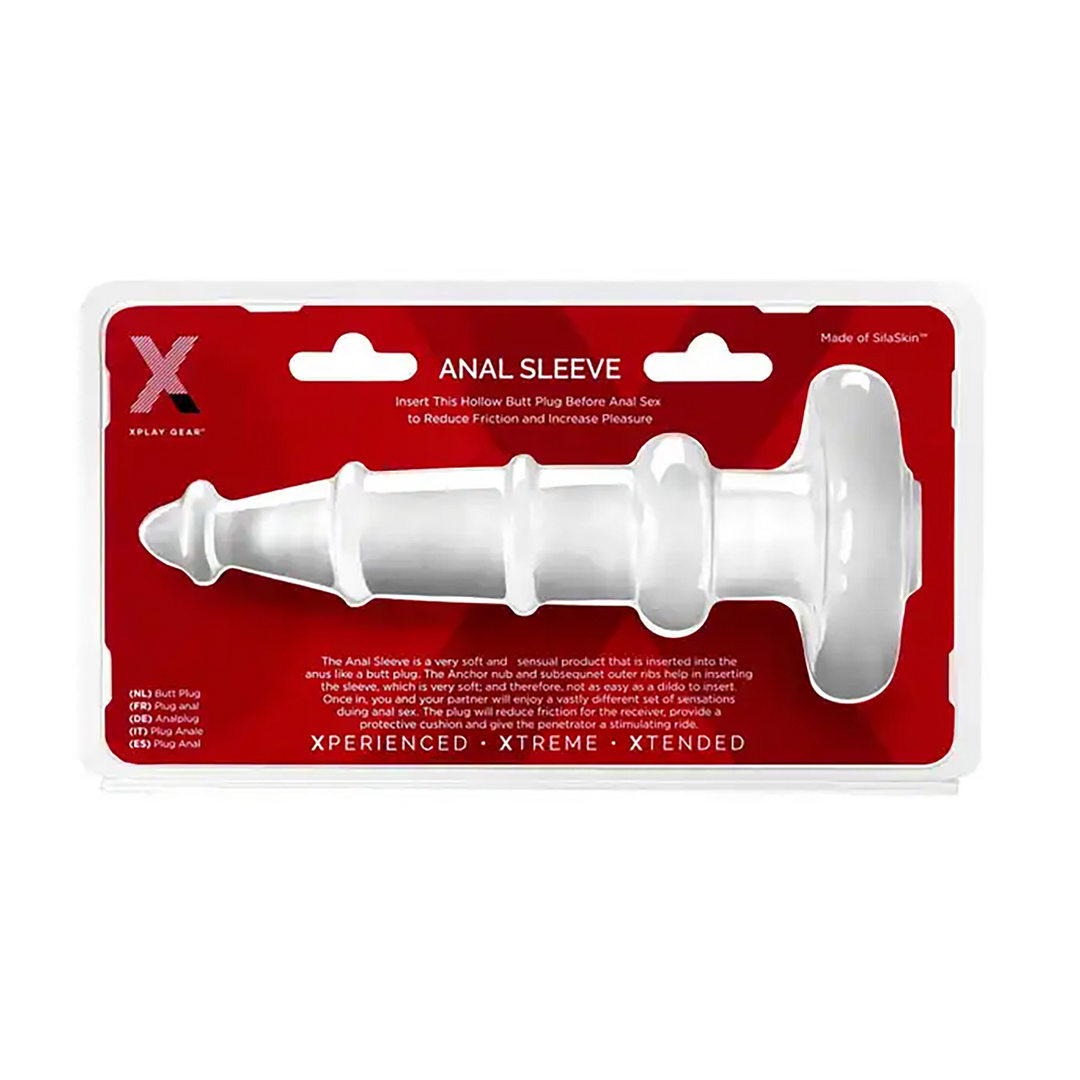 Analplug mit Penishülle Schwarz 18 cm