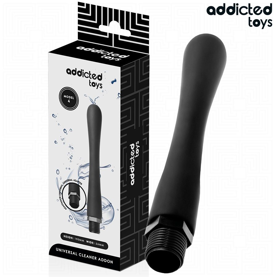 Analplug Anal Cleaner mit Universaladapter Modell 4 19 x 2,6 cm