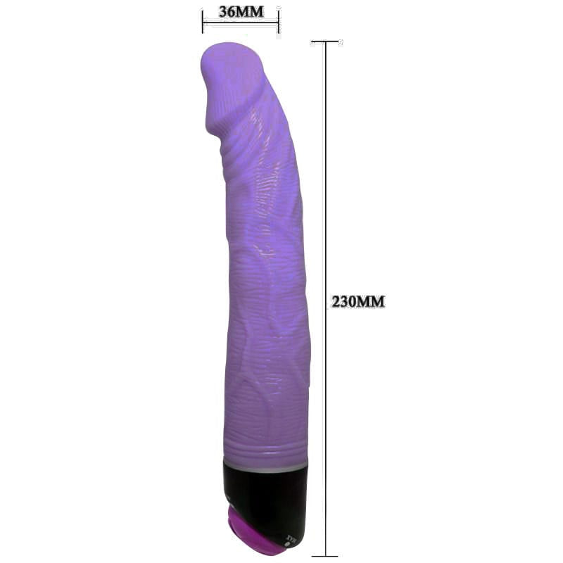 Adour Club Realistischer Vibrator Flieder 23 x 3,6 cm – Ansicht 3
