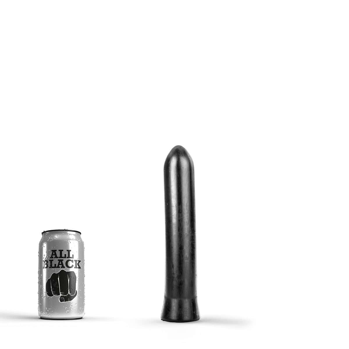 All Black Bolzen Dildo groß 22 x 5 cm