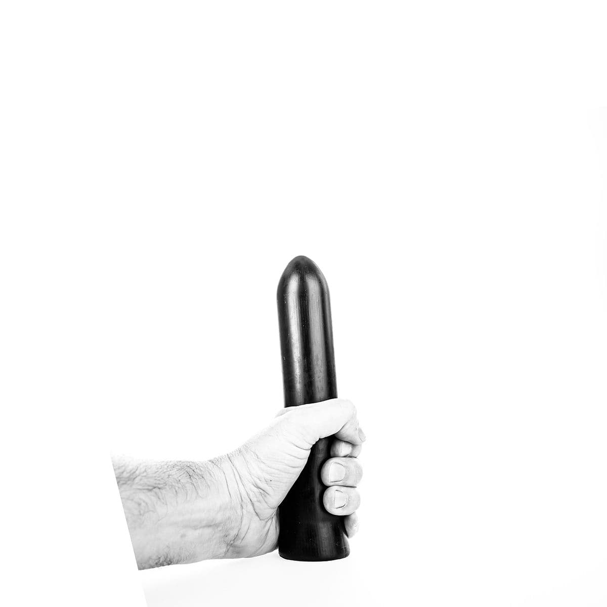 All Black Bolzen Dildo groß 22 x 5 cm