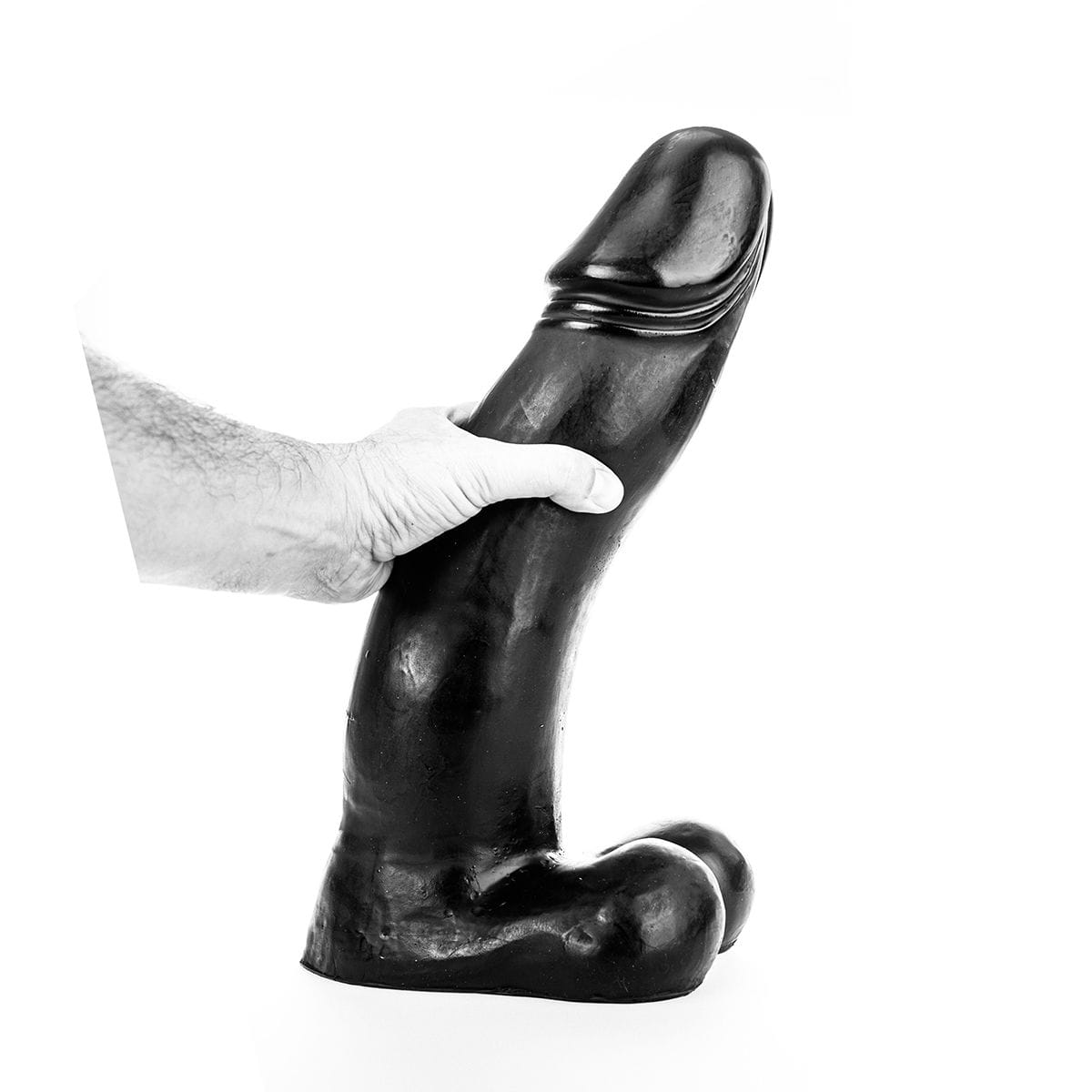 All Black Ding Dong Dick Dildo 45 x 9 cm