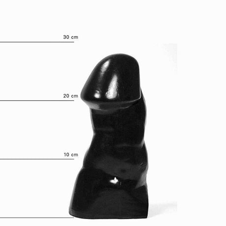 All Black Konrad Dildo 25 x 9,5 cm