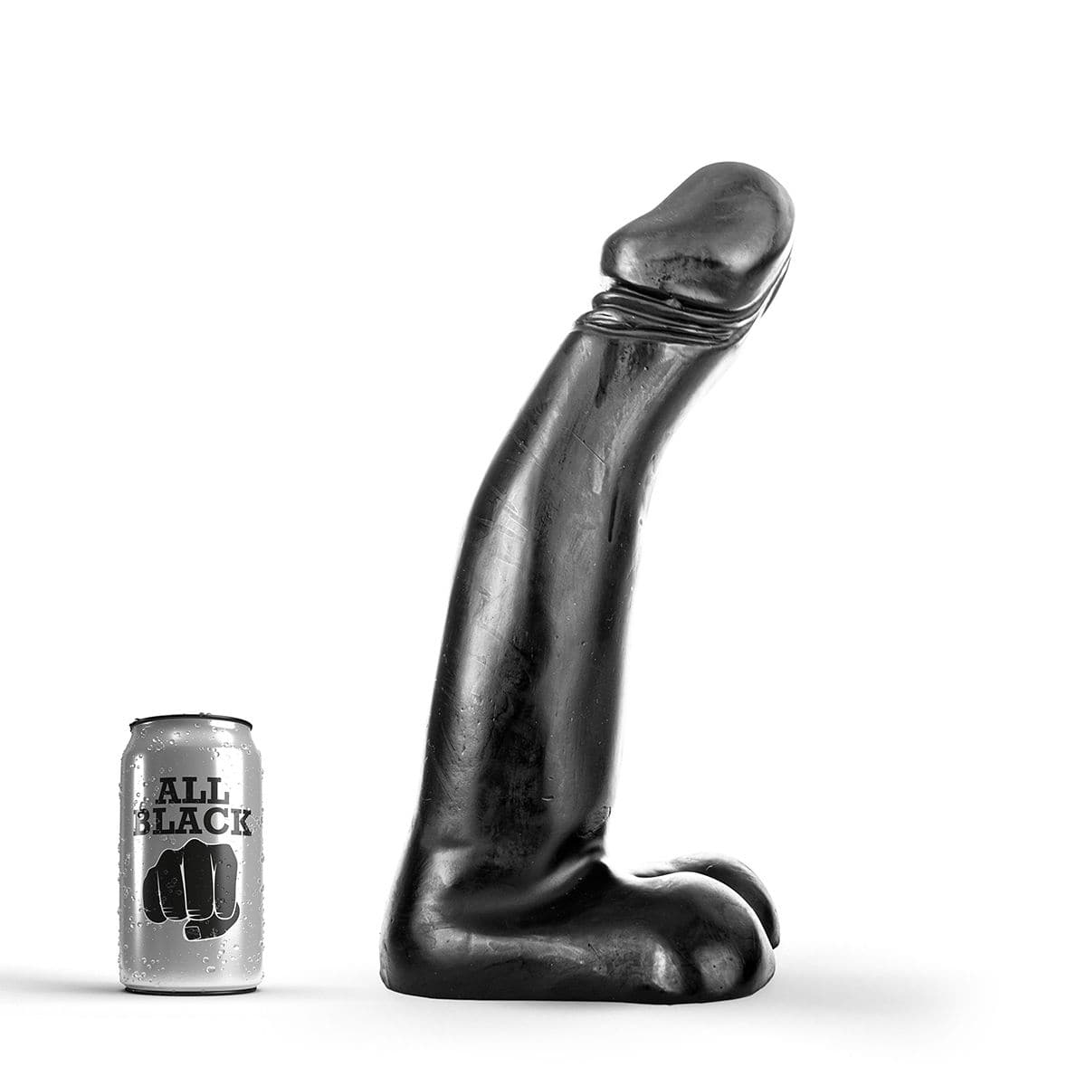 All Black Long Jonny Dildo 35 x 5,5 cm