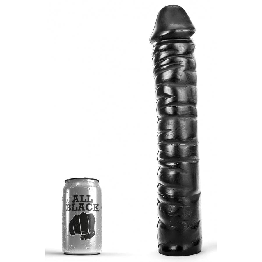 All Black Mister Roundtree Riesendildo 38 x 8,5 cm