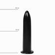 All Black Raketen Dildo 19 x 3,5 cm