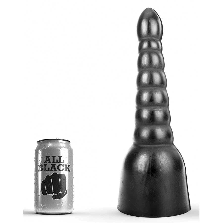 All Black Status Dildo 34 x 11 cm