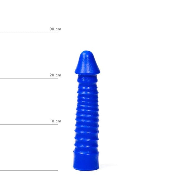 All Blue Head Dildo 26 x 5 cm