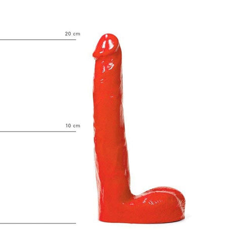 All Red Thin Dildo 21 x 3,5 cm