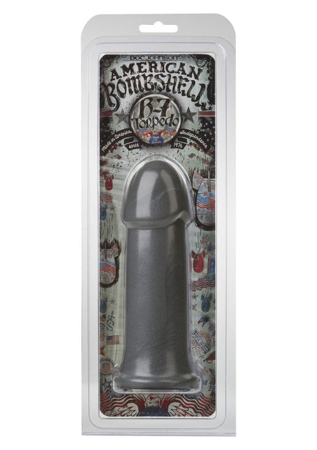American B B7 Torpedo Gun Metal Dildo 18 x 5,5 cm