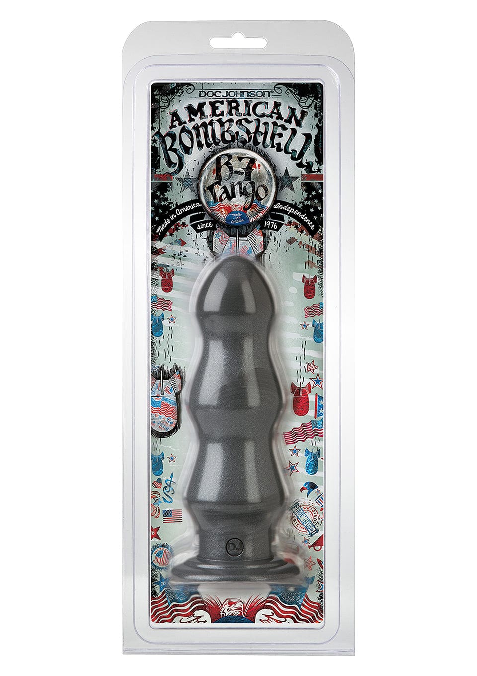 American Bombshell B7 Tango Gun Metal Dildo 18 x 5,7 cm