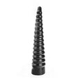 Analdildo gerippter Pflog 60 x 4-13 cm