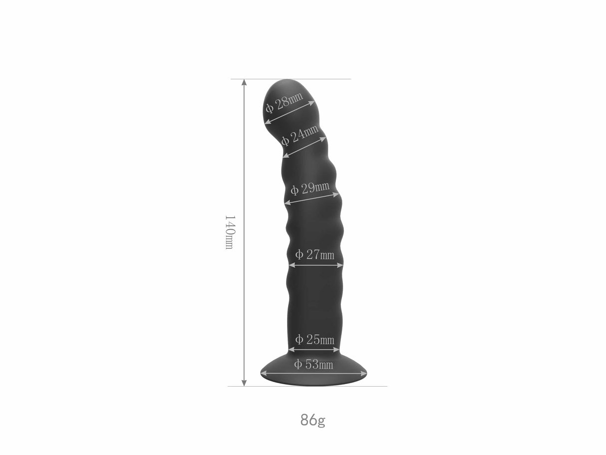 Analdildo Krummer Willi 14 x 2,5-2,9 cm