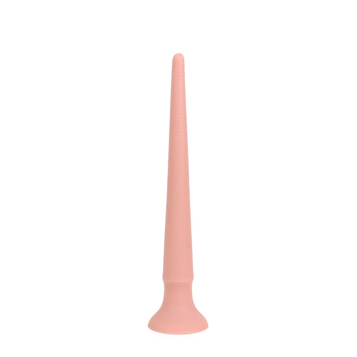 Analdildo Zipfelmütze Medium 40 x 1,8-4,5 cm Natur