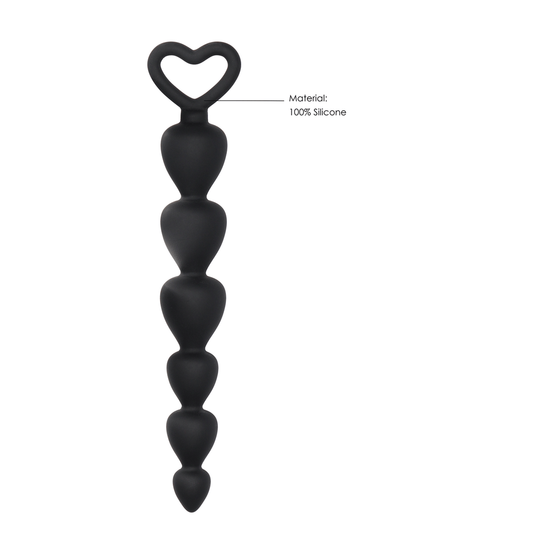 Analkette Silikon Schwarz 14,8 x Ø 2,5 cm – Ansicht 4
