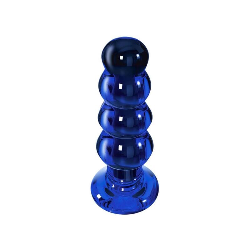 Analplug Buttocks der Strahlende Glas-Buttplug