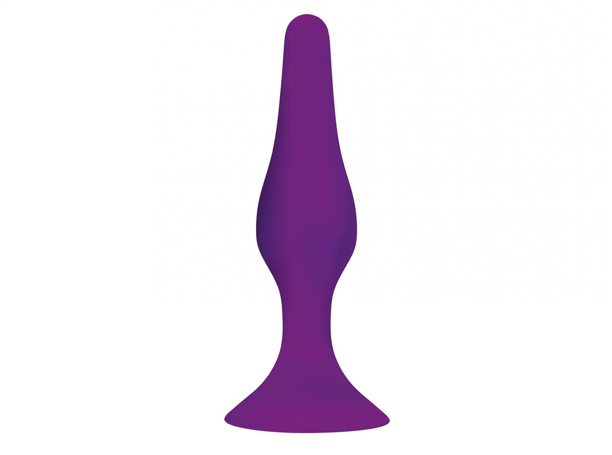 Analplug dünne Spitze 11,5 x 2,8 cm Lila