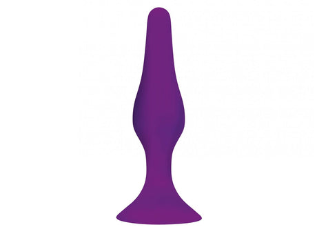 Analplug dünne Spitze 11,5 x 2,8 cm Lila