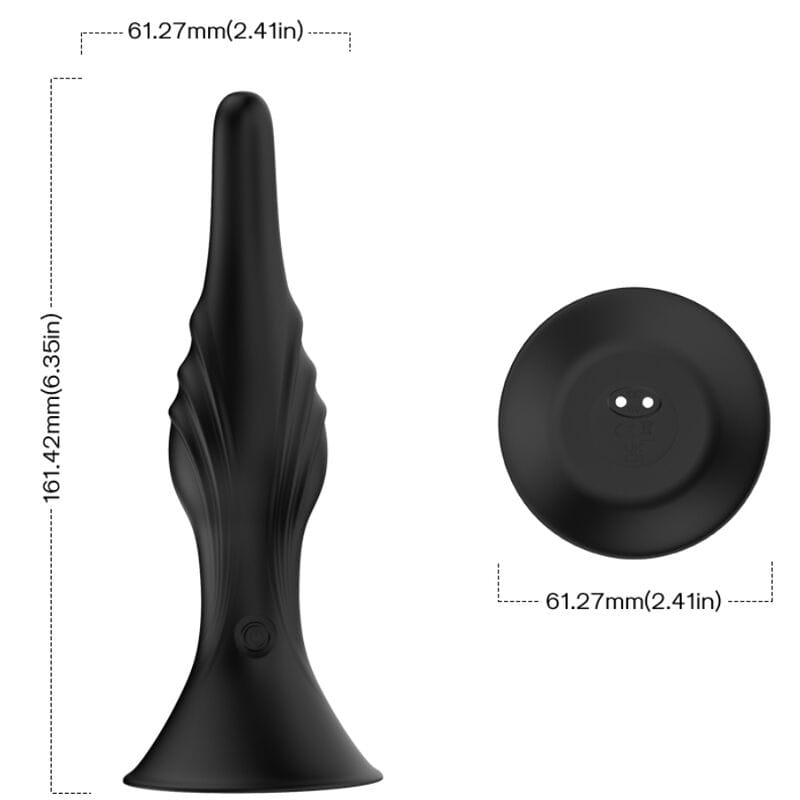 Analplug & Fernbedienung Schwarz