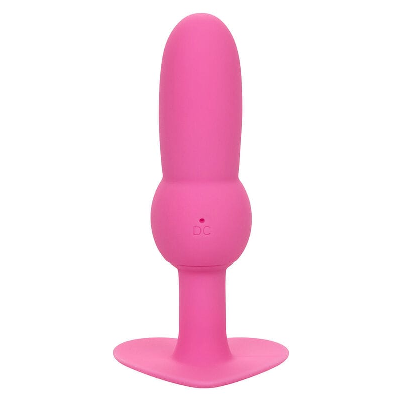 Analplug First Time Anal Plug mit Perlensonde 10 Vibrationen Rosa 70 cm