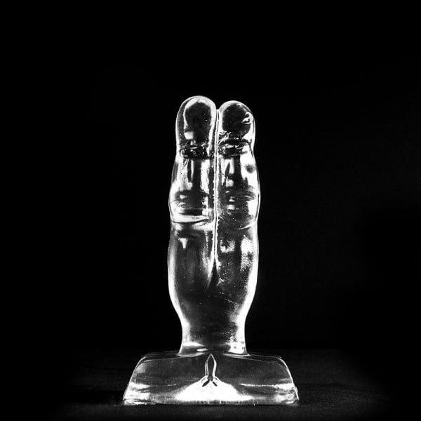 Analplug flinke Finger transparent 10 x 4 cm