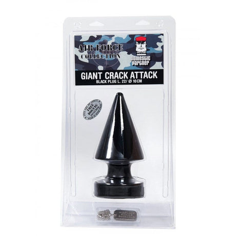 Analplug Giant Crack Attack schwarz 22 x 10 cm