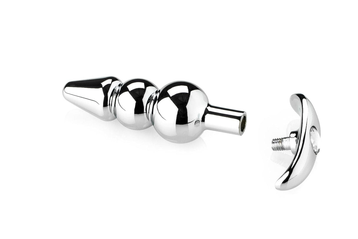 Analplug glatte Wölbung 9,9 x 2,8 cm