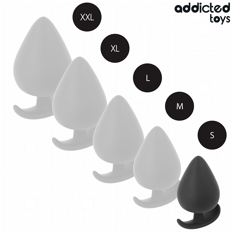 Analplug Größe S Schwarz 5,3 x 2,7 cm