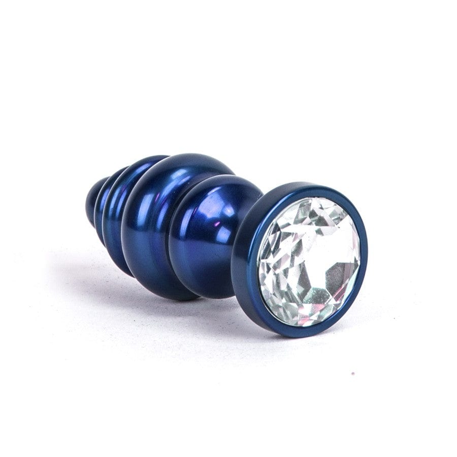 Analplug Juwel 7 x 3 cm Blau